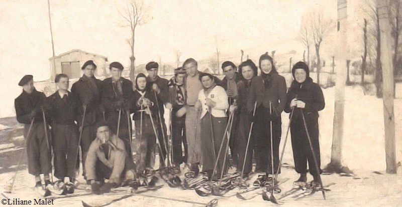 Belcairois au ski en 1937