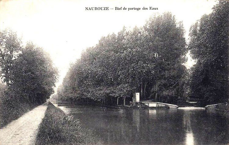canal du midi Naurouze bief de partage des eaux 1905