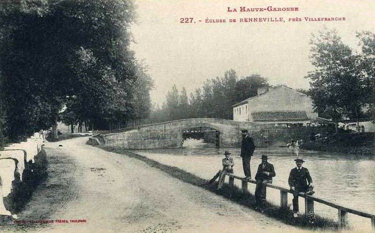 canal du midi écluse de Renneville 1905