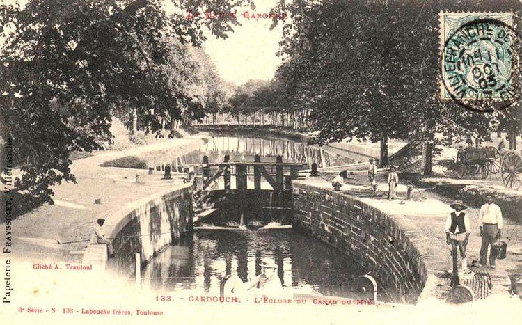 canal du midi écluses Gardouch 1902