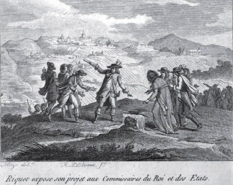 Riquet et les commissaires du roi Louis XIV