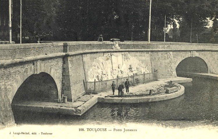 canal du midi Toulouse ponts jumeaux en 1910