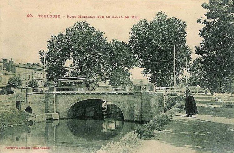 canal du Midi Toulouse port Matabiau en 1910