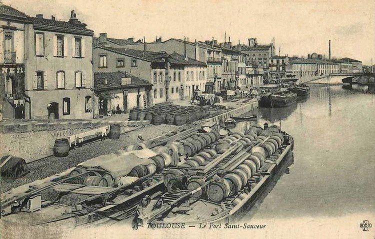canal du Midi Toulouse port st sauveur en 1905