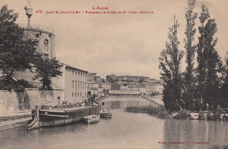 canal du Midi à Castelnaudary en 1910