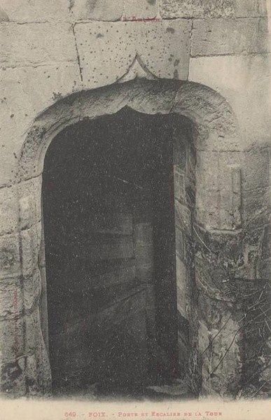 Foix 38 chateau porte de la tour 1900