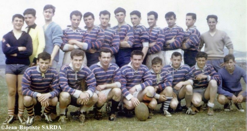 Rugby l'équipe de Belcaire à Espezel le 2 avril 1961(3)