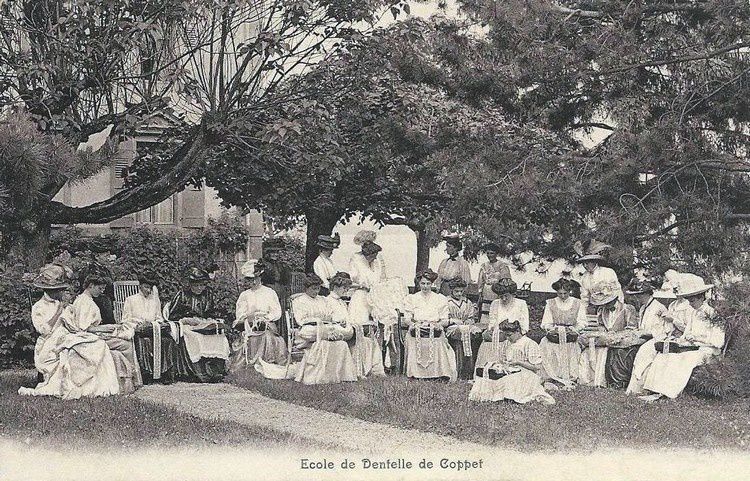 dentelle 04 école de dentelle en 1910