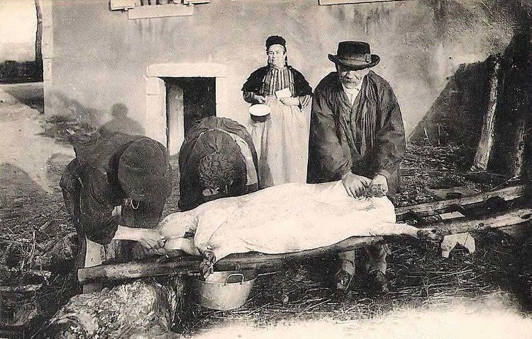 tuer le cochon 02 en 1910