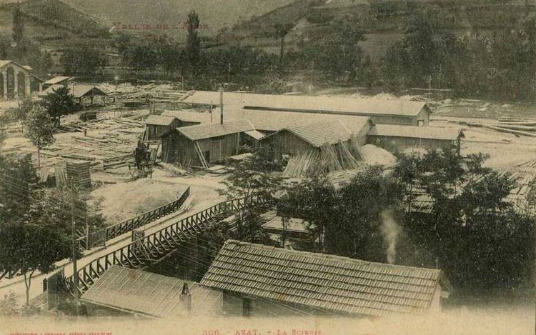 axat la scierie en 1905