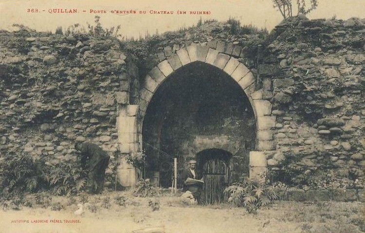 quillan le chateau en 1900