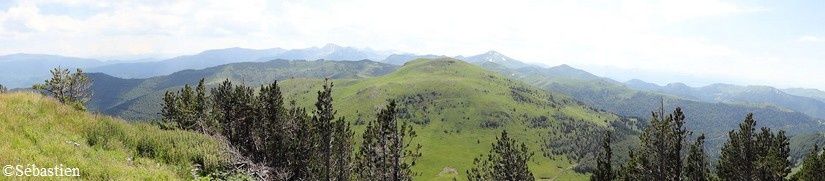 30 Panoramique - vue depuis le sommet du Pic de l'
