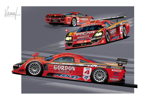 Saleen S7-R FIA GT Total 24 Hours Spa 2008 Kumpen Longin Bouvy Mollekens Gordon