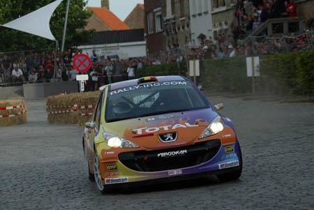 IRC 2008 Ypres Rally Loix Peugeot 