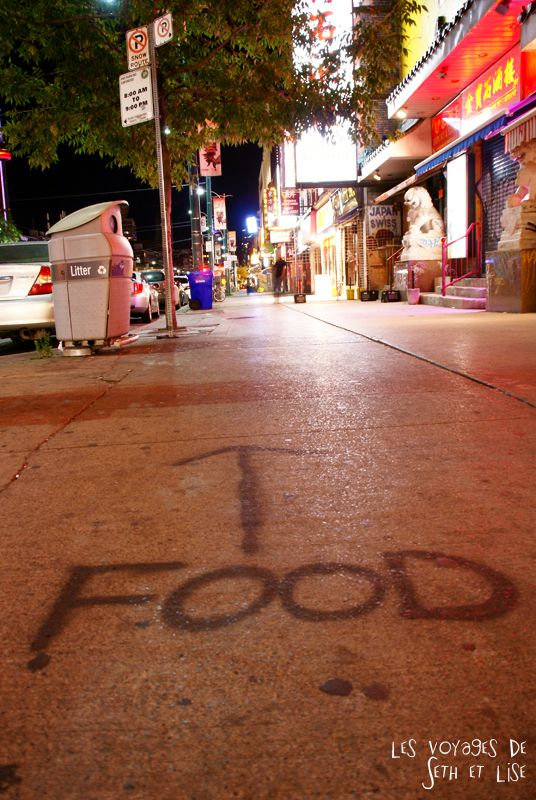 food tag graph sidewalk