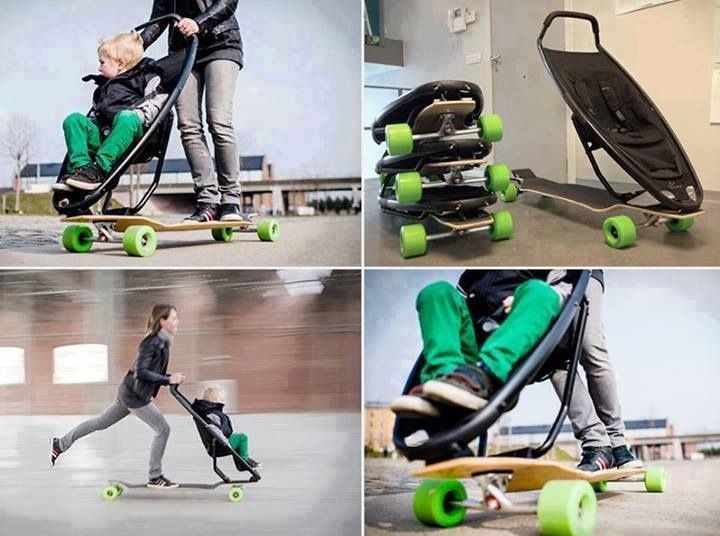 poussette longboard