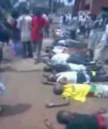 massacre de civils guinéens par l'armée guinéenne (28/09/2009)