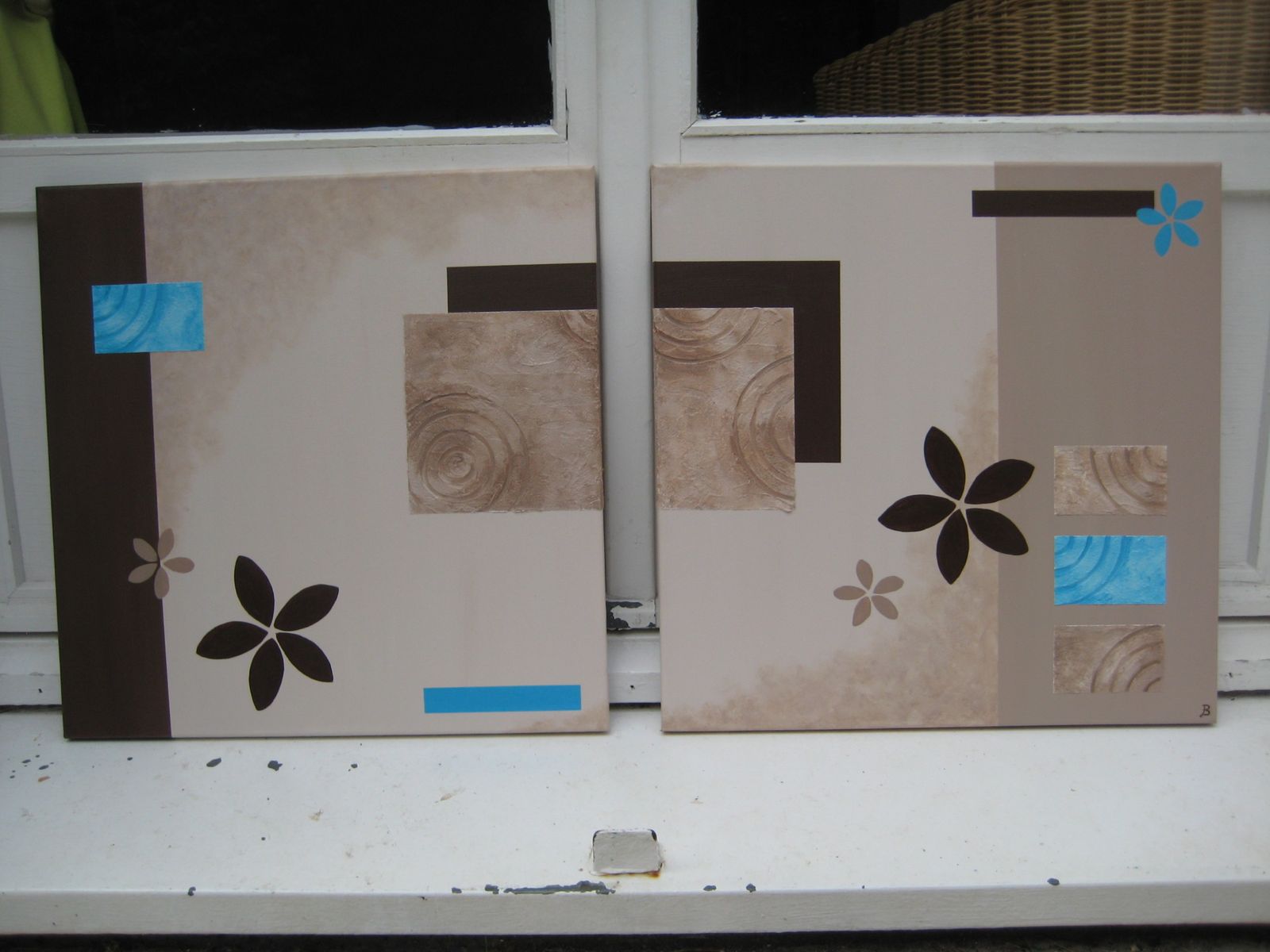Tableaux abstraits b.deco : tableaux sur mesure