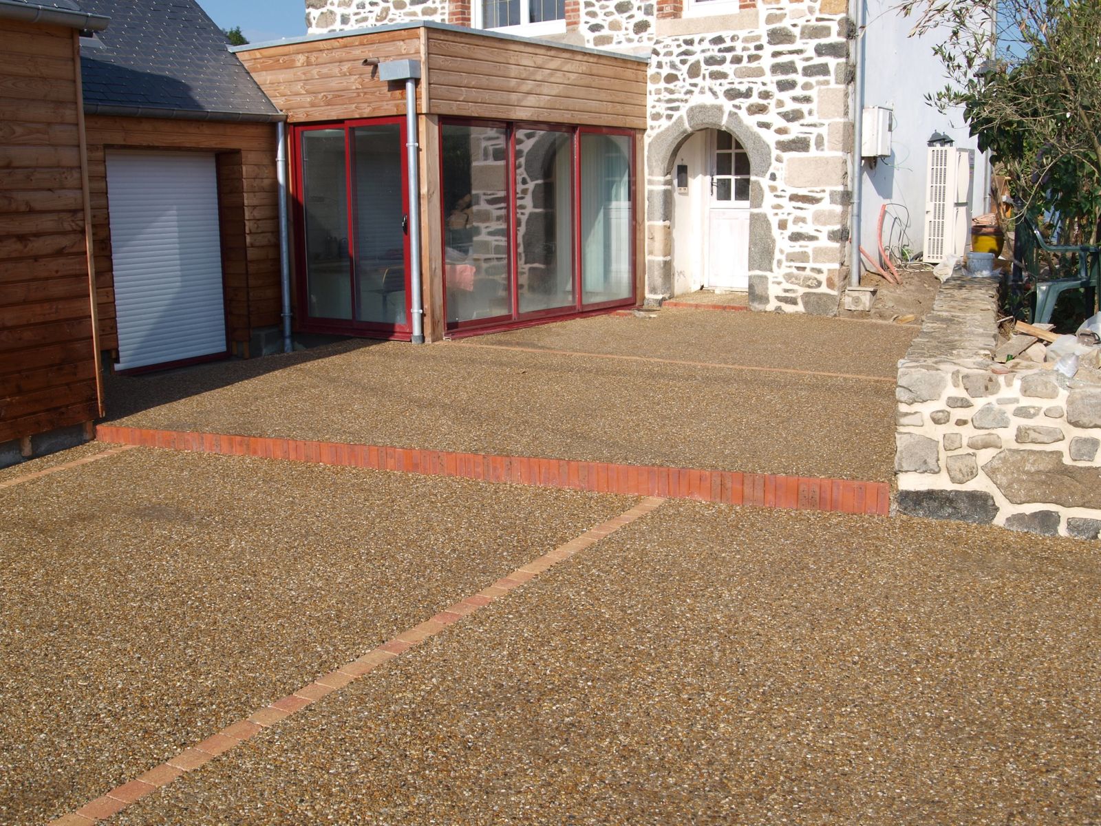 Terrasse beton lav. perfect beton mineral resinence avec resinence ... Lave terrasse