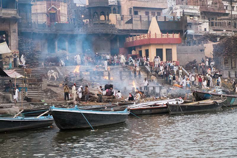 Inde, Varanasi, les crémations