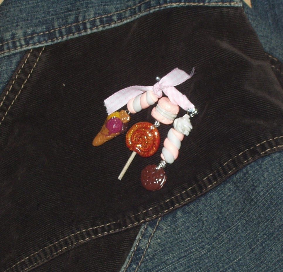 bijou de sac fimo