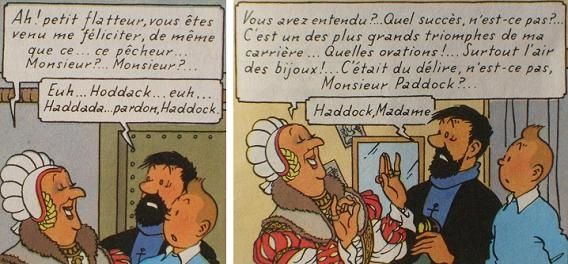 tintin rencontre haddock dans