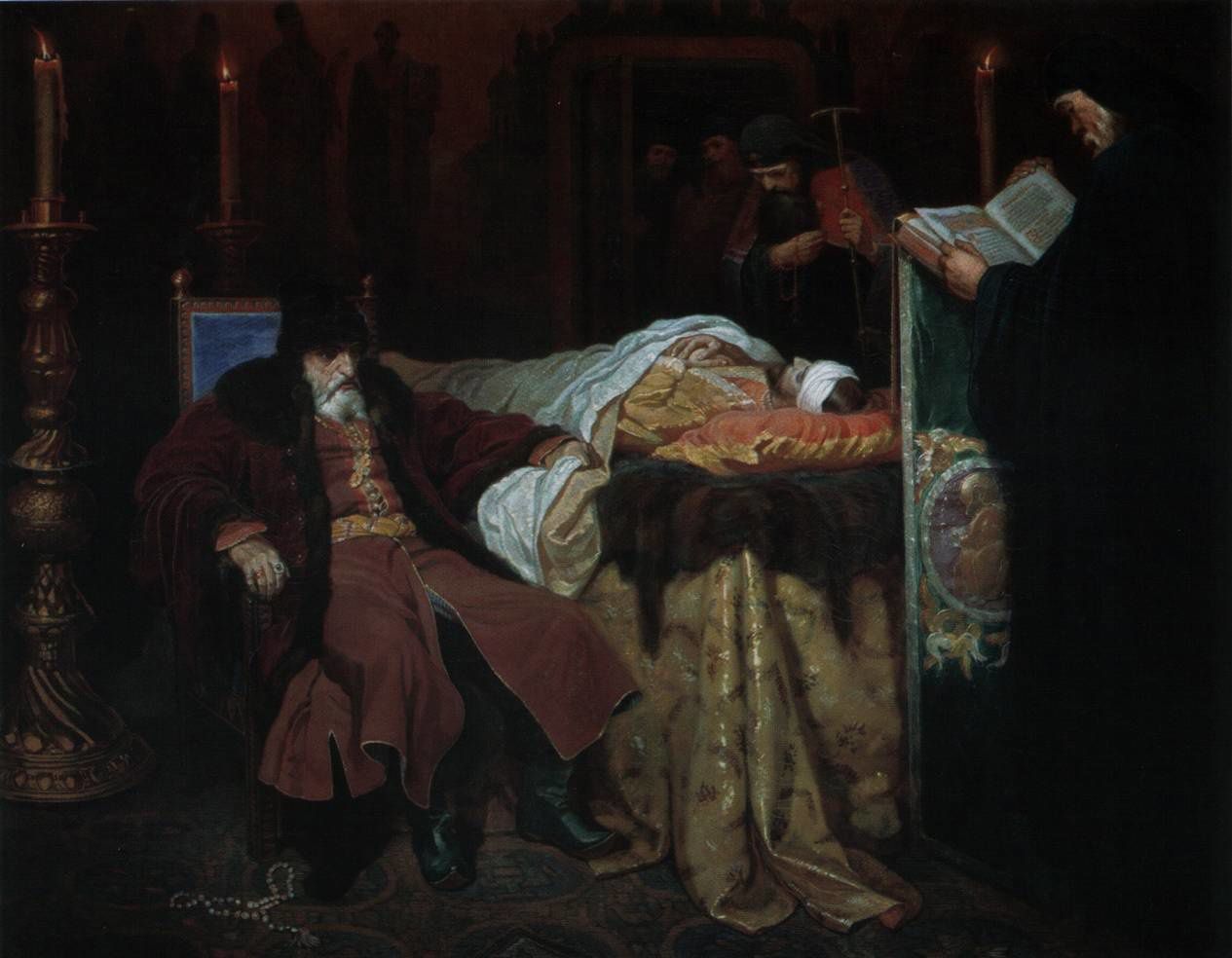 Ivan le Terrible et son fils Ivan