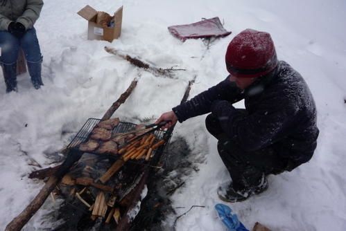 Le guide et le barbecue Le guide et le barbecue