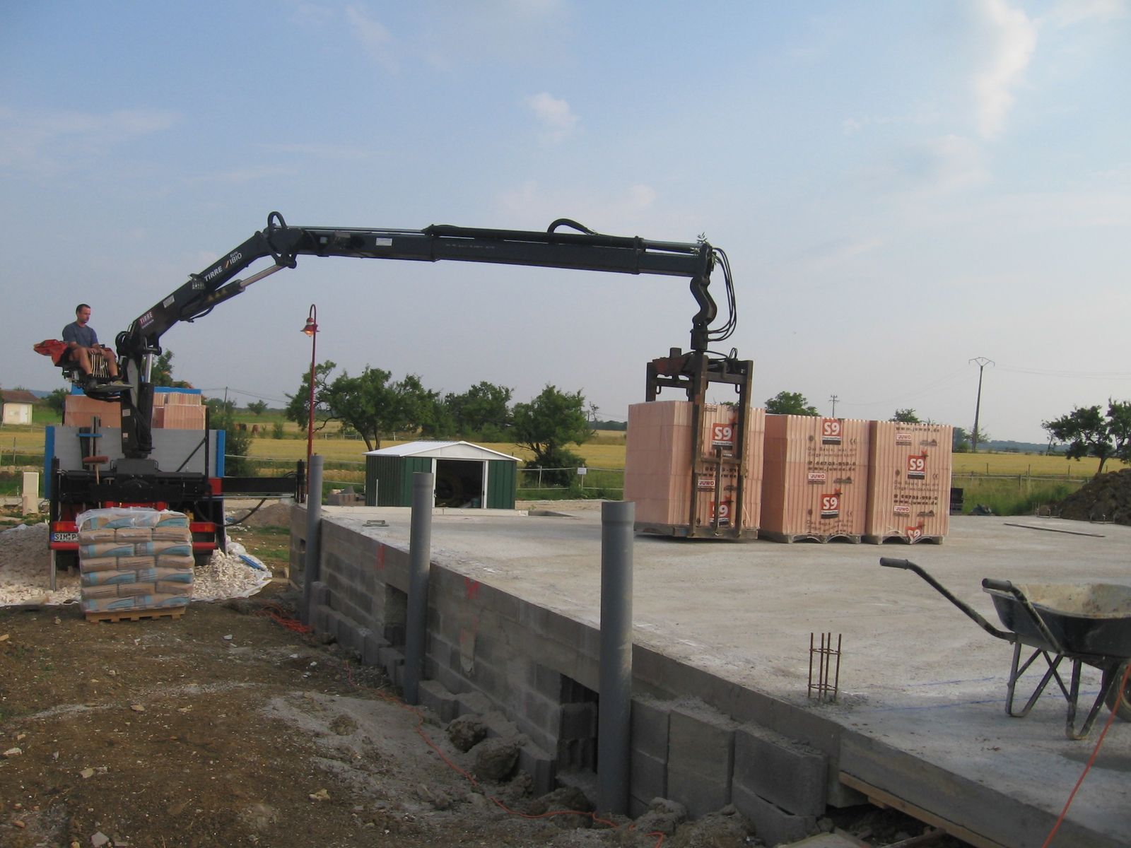 Construction maison brique alvéolaire