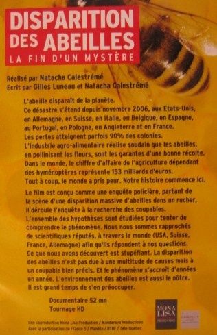 007 r b CD-Rom Sc-Avenir Disparition Abeilles