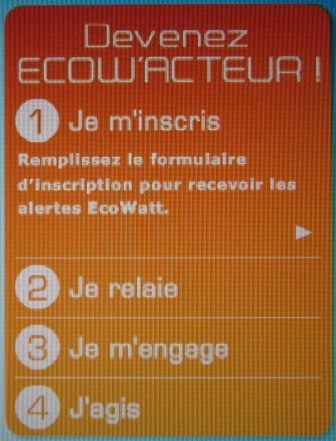 004 r s'inscrire à EcoWatt
