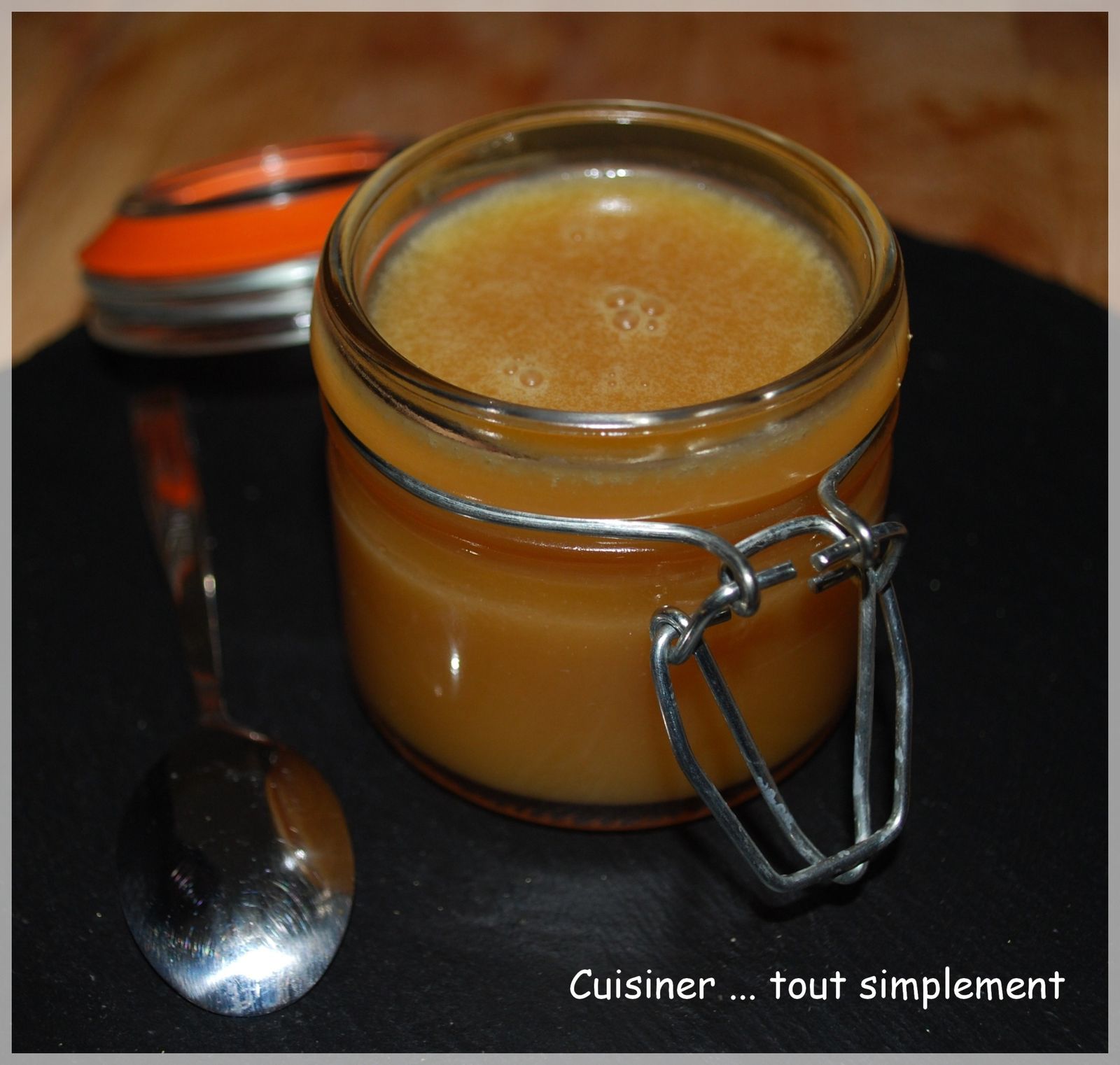 Crème Caramel au beurre salé et aux Pommes - Cuisiner... tout Simplement,  Le Blog de cuisine de Nathalie