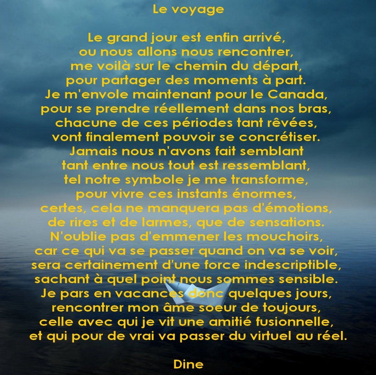 poeme sur le mot rencontre
