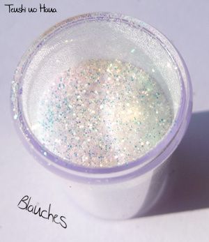 paillettes blanches