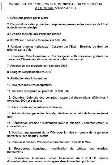 Aspirine et pastilles Rennie au menu des élus lundi 28 en Aspirine et pastilles Rennie au menu des élus lundi 28 en