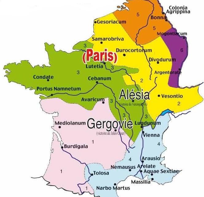 Carte De France Le Gaulois à Imprimer Nos ancêtres les Gaulois... - Le blog de gallicusmagister
