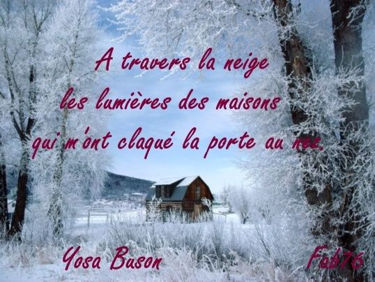 Haïkus d'hiver , pour le plaisir!  BONHEUR DE LIRE