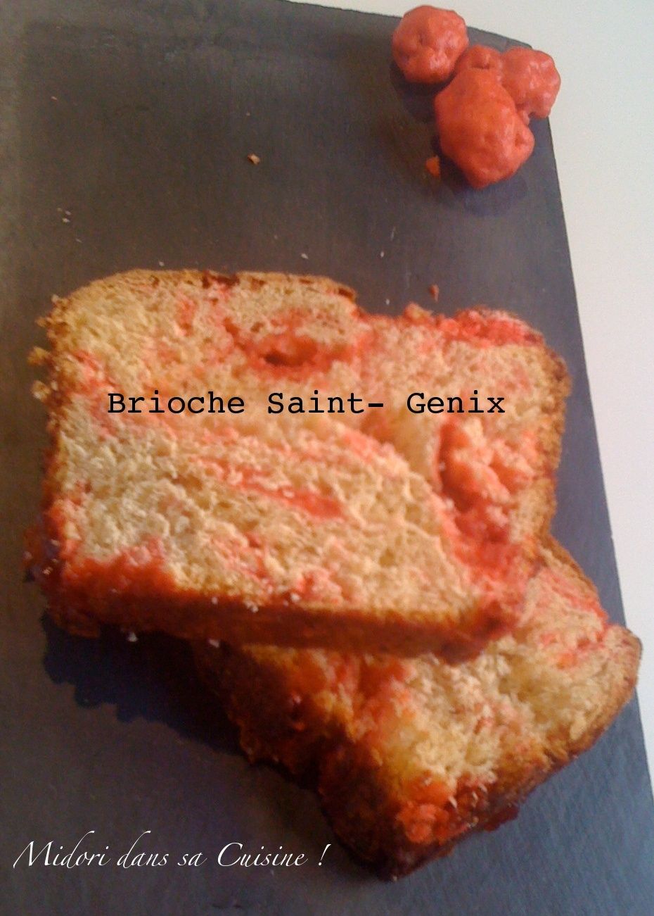 Brioche Saint-Genix Midori dans sa cuisine !