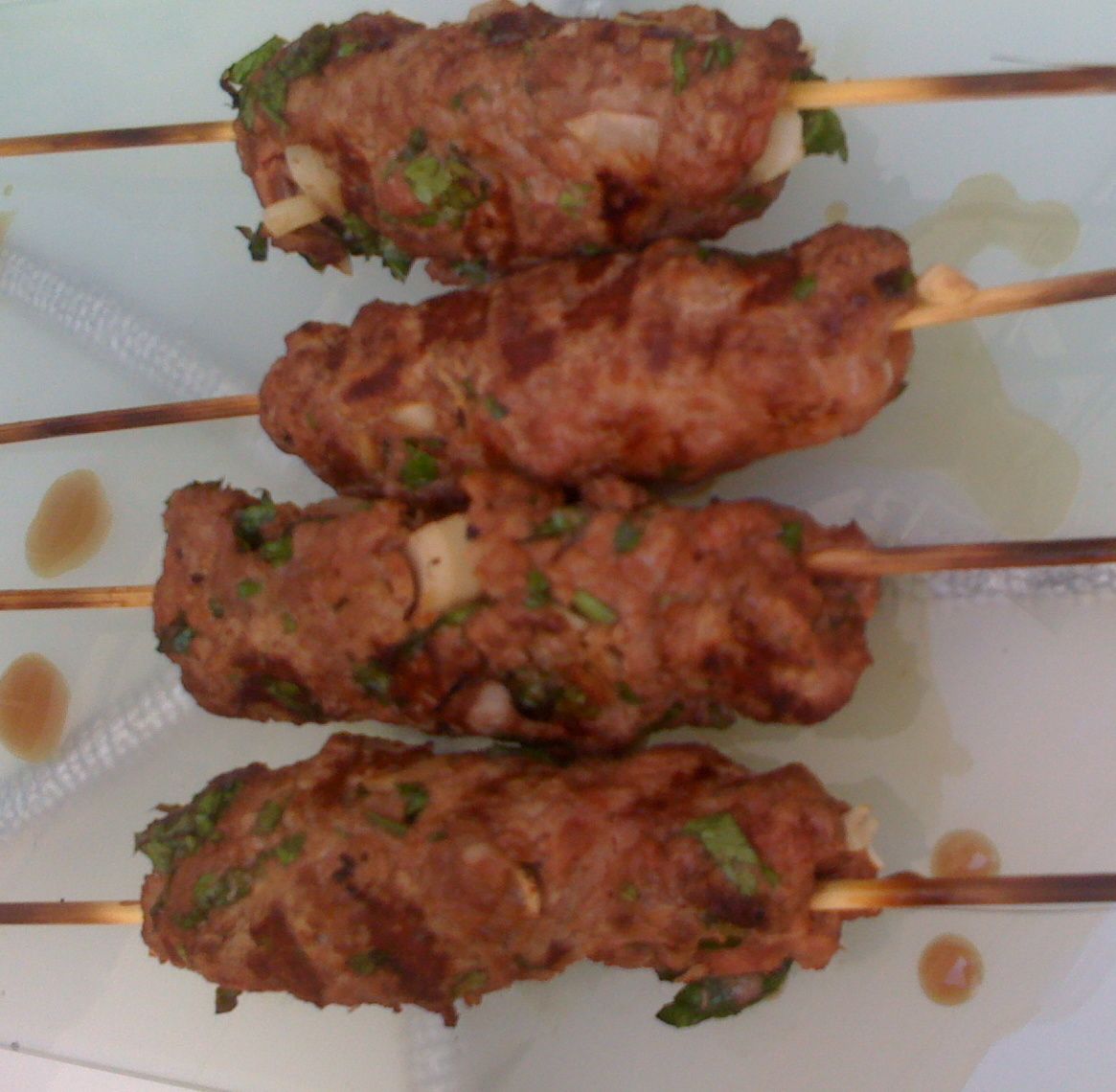 Faux Taboulé et Brochette de Kefta Midori dans sa cuisine !
