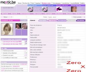 Meetic recherche