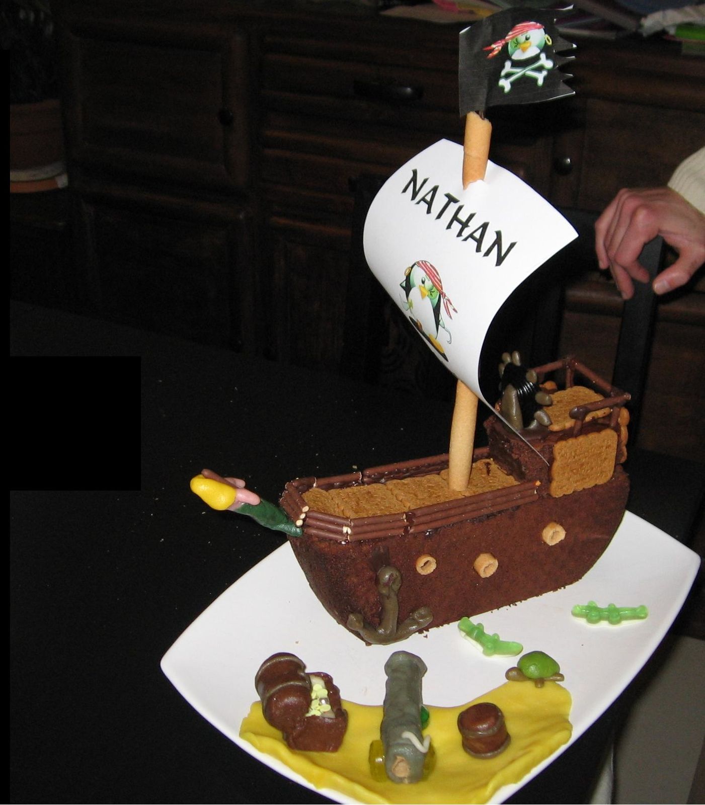 gâteau pirate bateau pirate gâteau