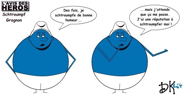 Tags : L'avis des héros, strip humoristique, dessin humour, gag, Schtroumpf grognon, Peyo, Spirou, Dupuis, bd, bande dessinée, dessin animé, gargamel, Azraël, Salsepareille, Schtroumpf à lunettes, grand Schtroumpf, Schtroumpfette Tags : L'avis des héros, strip humoristique, dessin humour, gag, Schtroumpf grognon, Peyo, Spirou, Dupuis, bd, bande dessinée, dessin animé, gargamel, Azraël, Salsepareille, Schtroumpf à lunettes, grand Schtroumpf, Schtroumpfette