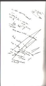 Notes d'Henri Michaux sous l'effet de la Mescaline.