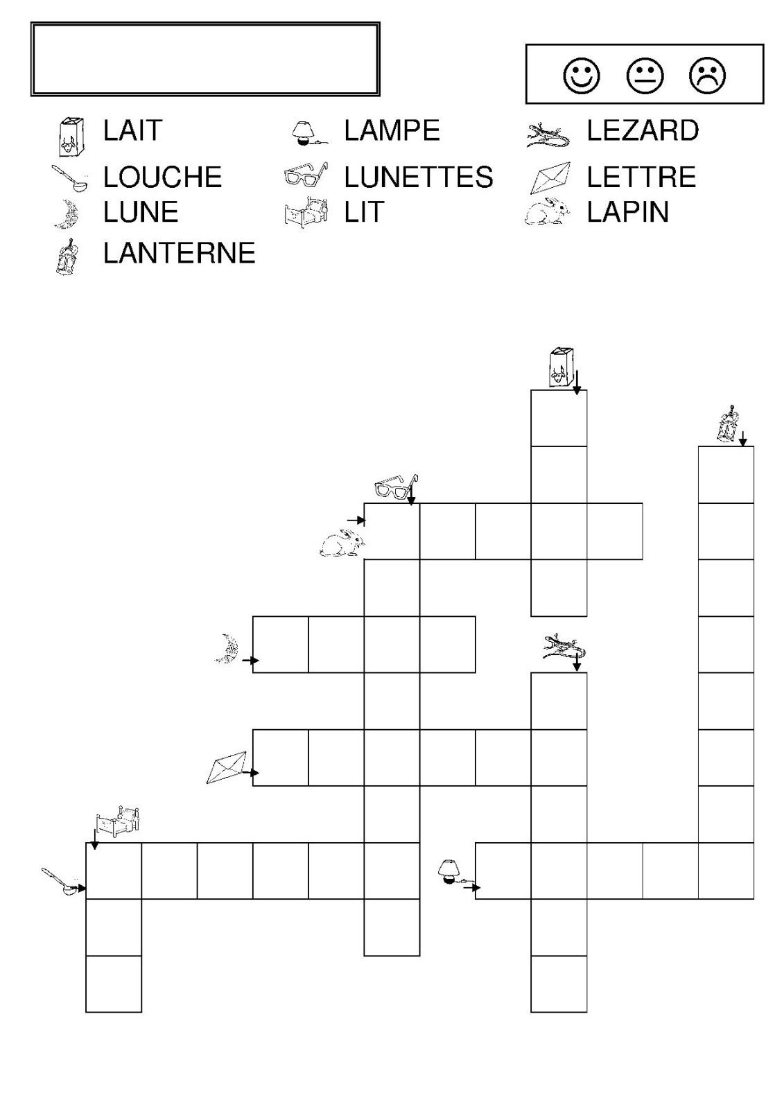 mots fléchés L - chez Camille