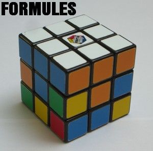 Formules première face Rubik's cube