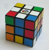 Croix blanche du Rubik's cube