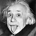 Albert Einstein, vers la fin de sa vie ... Source Wikipédia
