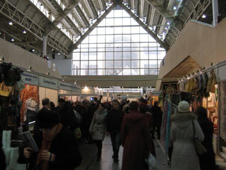marché de Noël à Moscou