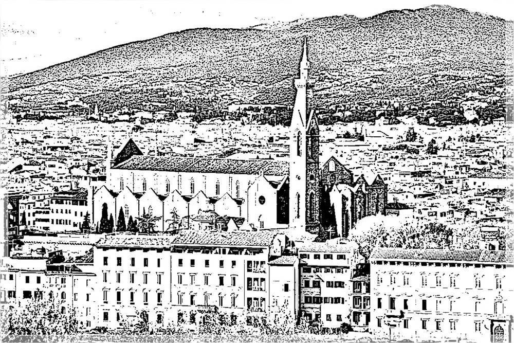 Ein Paar Ausmalbilder Florenz (Italien) Malen und
