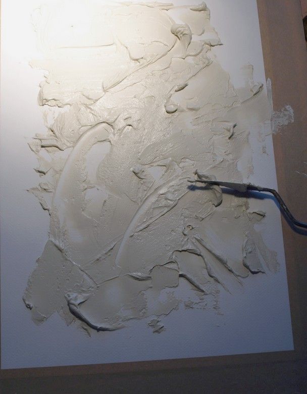Bastelanleitung Kollage Mit Leinwand Papier Goldfolie Aquarell Und Stein Malen Und Zeichnen Als Hobby